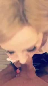 Don t you wish this was your cock in my mouth going balls deep