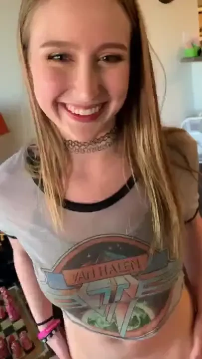 Fitting brad newman s giant thick dick for my 1st time with laney grey 