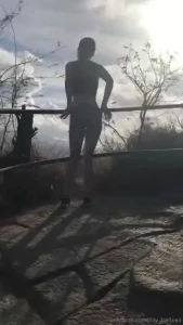 Public flashing in hawaii hiking the diamond head trail