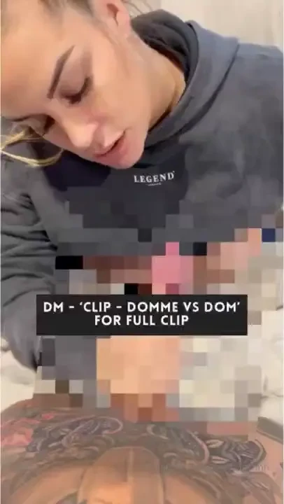 inkedbitchhh1 - Dm or comment below - clip - domme vs dom for full clip things got 