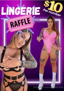 Lingerie raffle 10 per number two lingerie sets up for grabs the ones