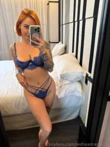 How does blue look on me and this lingerie i love how it hugs my skin