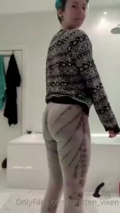 Wedgies before my bath and how cute is my dino jumper