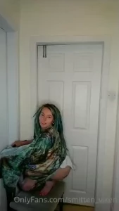 Trying to figure out how to hang from the door this attempt did not go