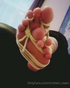 Toe tied
