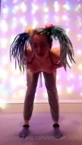 Having fun taking off my clothes