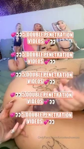 5 double penetration videos for 5 want it