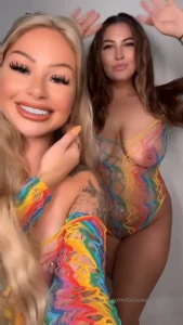 We re just two rays of sunshine in full color