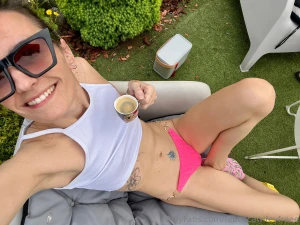 Sippin something hot and no it s not just the coffee morningtease