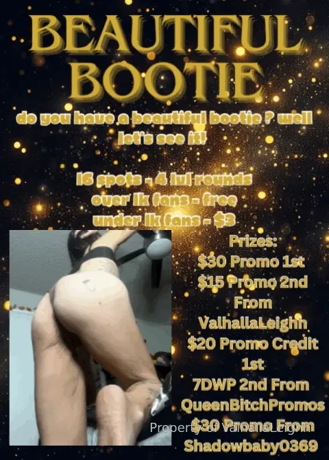 Do you have a beautiful bootie free comp let s see that beautiful 