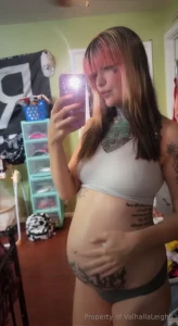 Belly is so big now