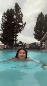Swimming towards you