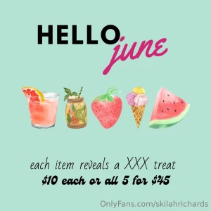 Hello june unwrap the mystery june s here and she brought treats i ve