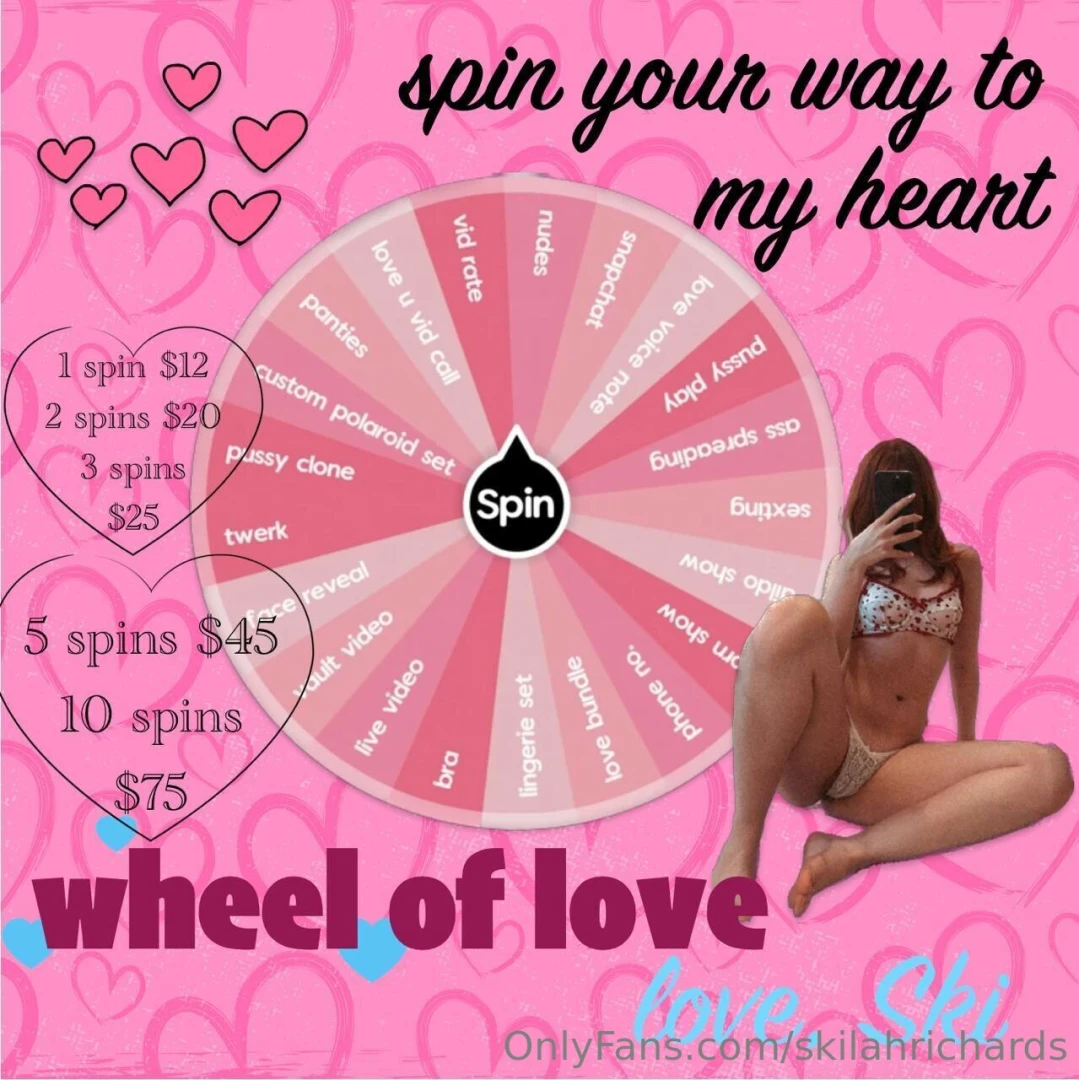 One fan only - 5 spins for 35 and a free bundle plus cock and cum rate 