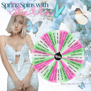 vipstellaskye1 - New spring wheel game only for true fans if you want to play just tip 