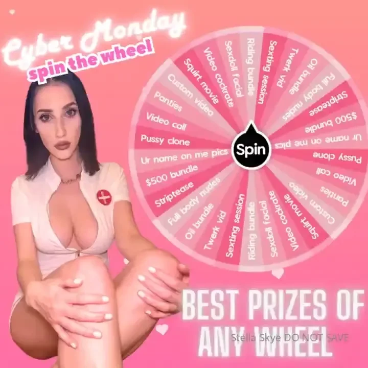 Cyber monday spin the wheel tip this post to spin 8 - one spin 12 - 