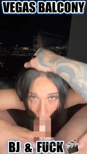 Sloppy pov vegas balcony hook up i was teasing aaronsnowxxx sooo hard