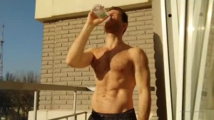 Chilling out on the balcony