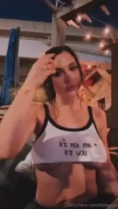 When a nipple comes out at the bar