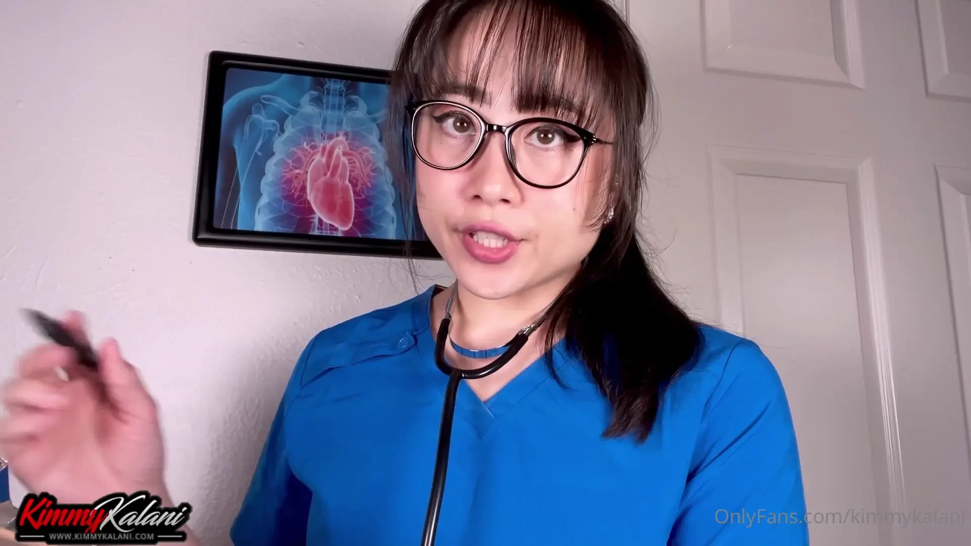Nurse drains your balls for annual physical exam -asmr your annual 