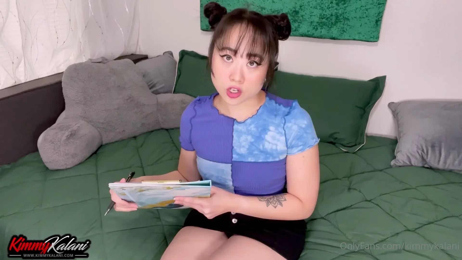 Art project turns sneaky cumshot on sexy fat ass -asmr ass worship for 