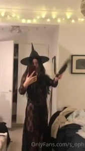 What i really look like just me and my broomstick who s been