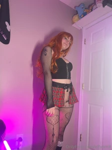 Watch me ride dick in this cute lil goth nami look dm me for video