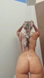 Such a beautiful sunny day for an outdoor shower it s even better if i