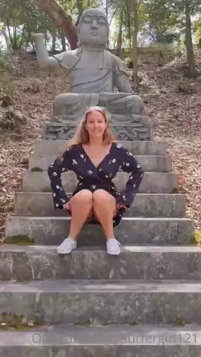 Its so hot out here hope you don t mind me taking my panties off so i 