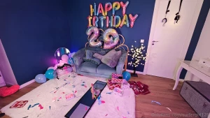 And a very messy room