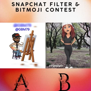 Snapchat filter amp bitmoji contest round 1 5 tip from fans or part 6