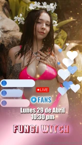 El lunes 29 ser mi live a las 10 30pm tengo preparada una gran