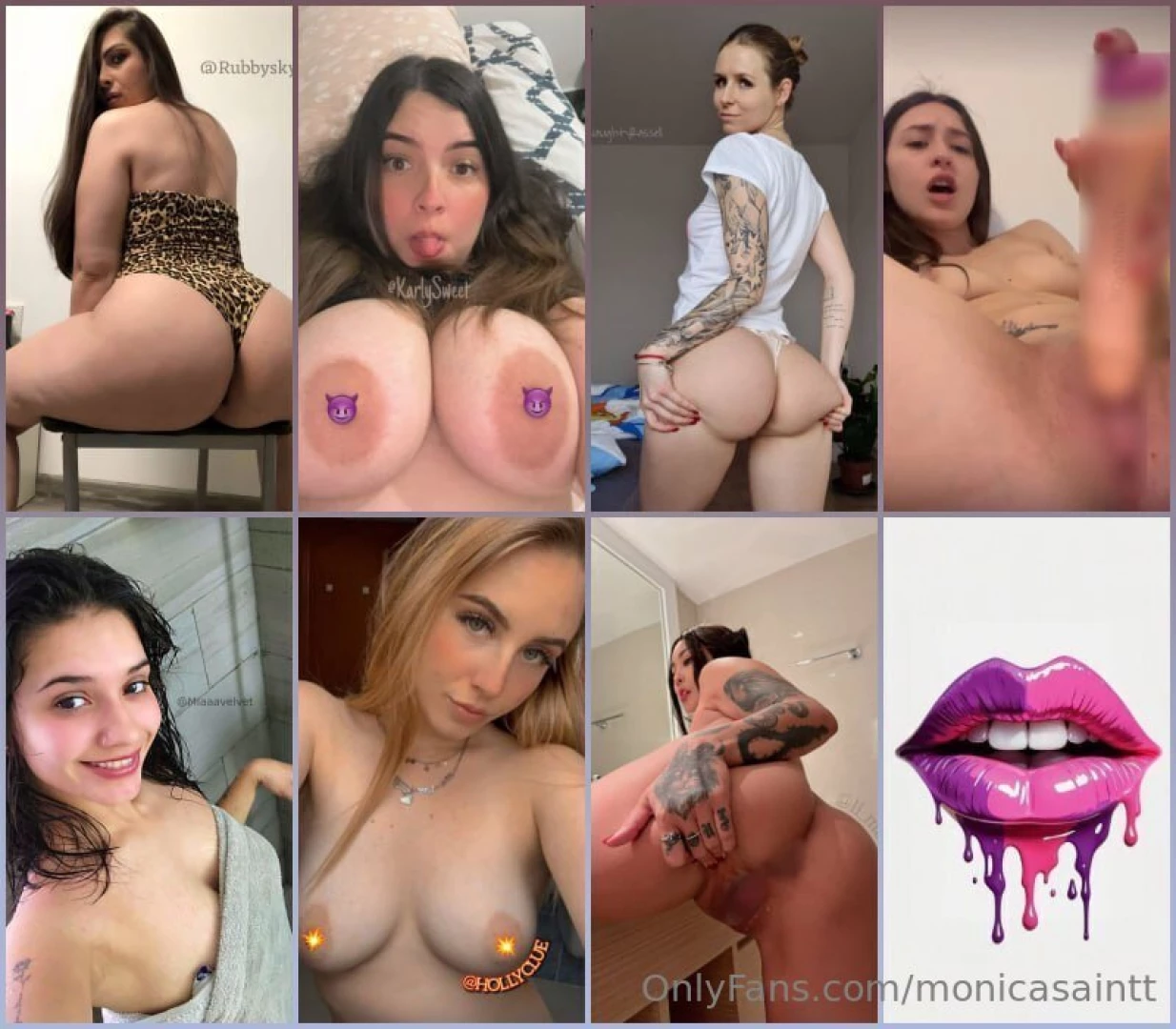 Rubbysky karlysweet naughtyrassell cynthiawhite miaaavelvet hollyclue 
