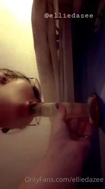 Drooly babie i stuck it to my window and there were people walking by 