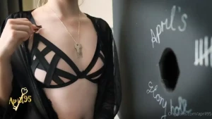 Aprils glory hole you should always be careful where you stick your