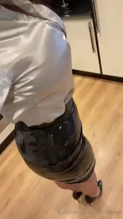 The ultimate satin blouse fetish video are you a fan of satin blouses 