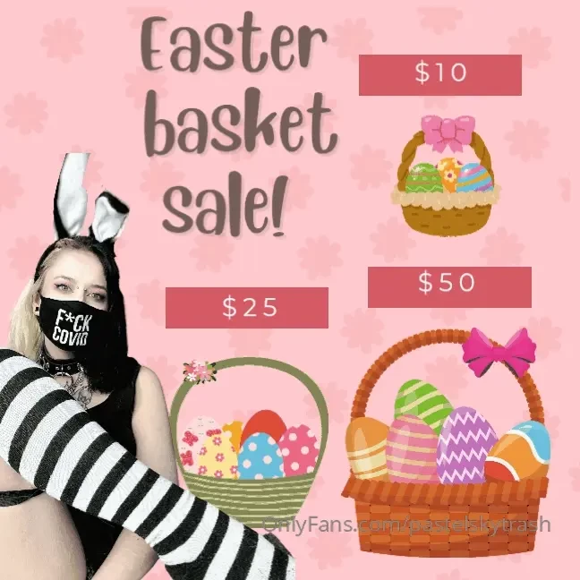 pastelskytrash1 - Let s celebrate easter with style inside each basket is some delicious 