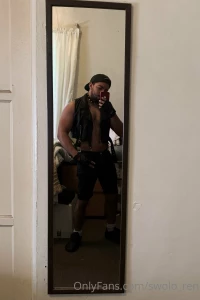 Trying out different styles for a leather party tonight the last one part 1