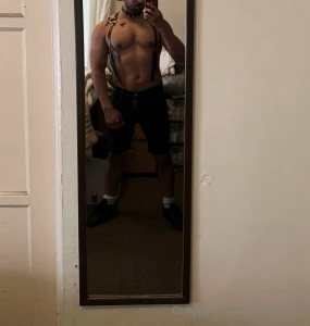 Trying out different styles for a leather party tonight the last one part 4