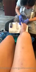 Today we get the feet done send to reimburse