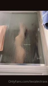 Come join me in the shower check your messages from yesterday if you