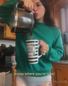 Morning coffee with me swipe until the end for a surprise