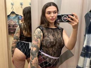 Black lace top is always a great idea part 4