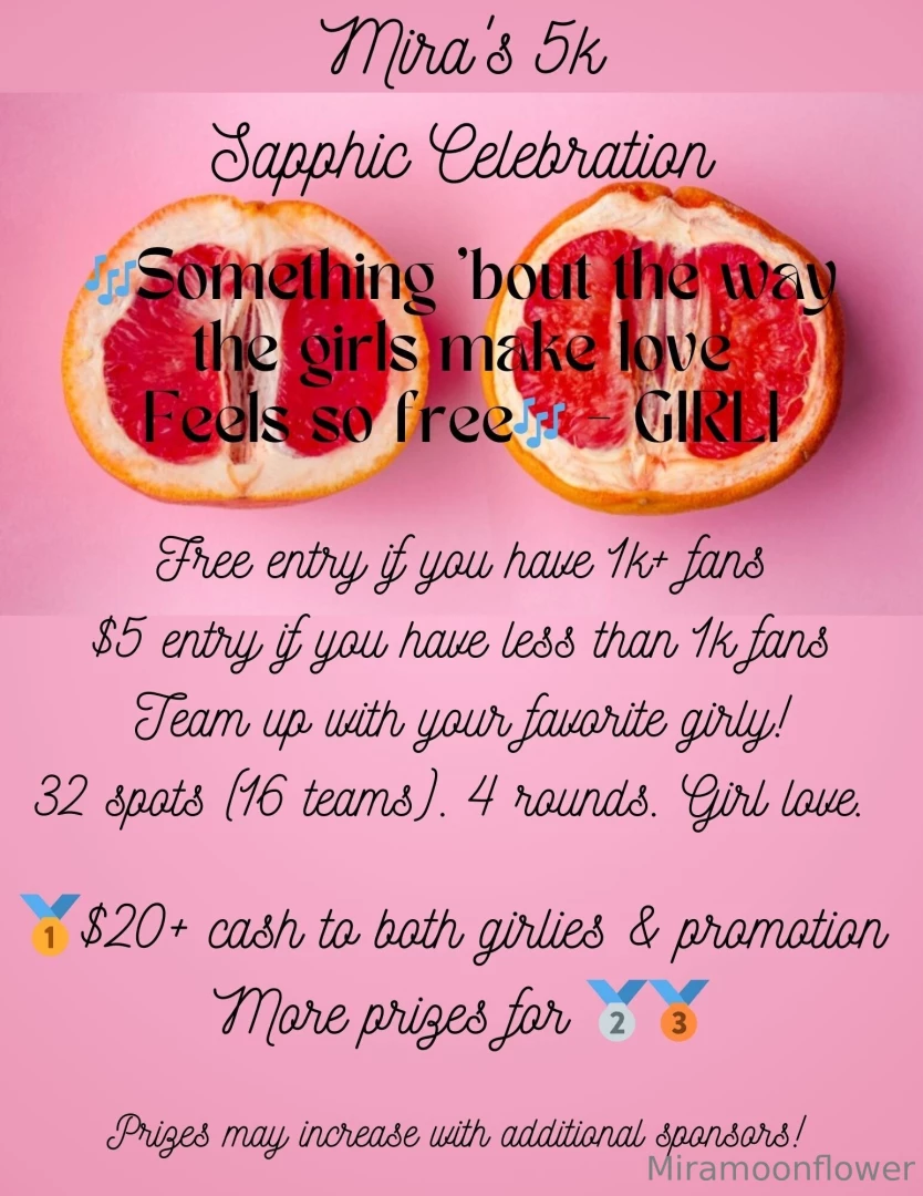 Cash contest looking for teams and sponsors as a sponsor be mentioned part 1 