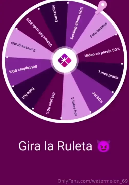 Juguemos gira la ruleta y gana premios s per hot garantizados -tip de 