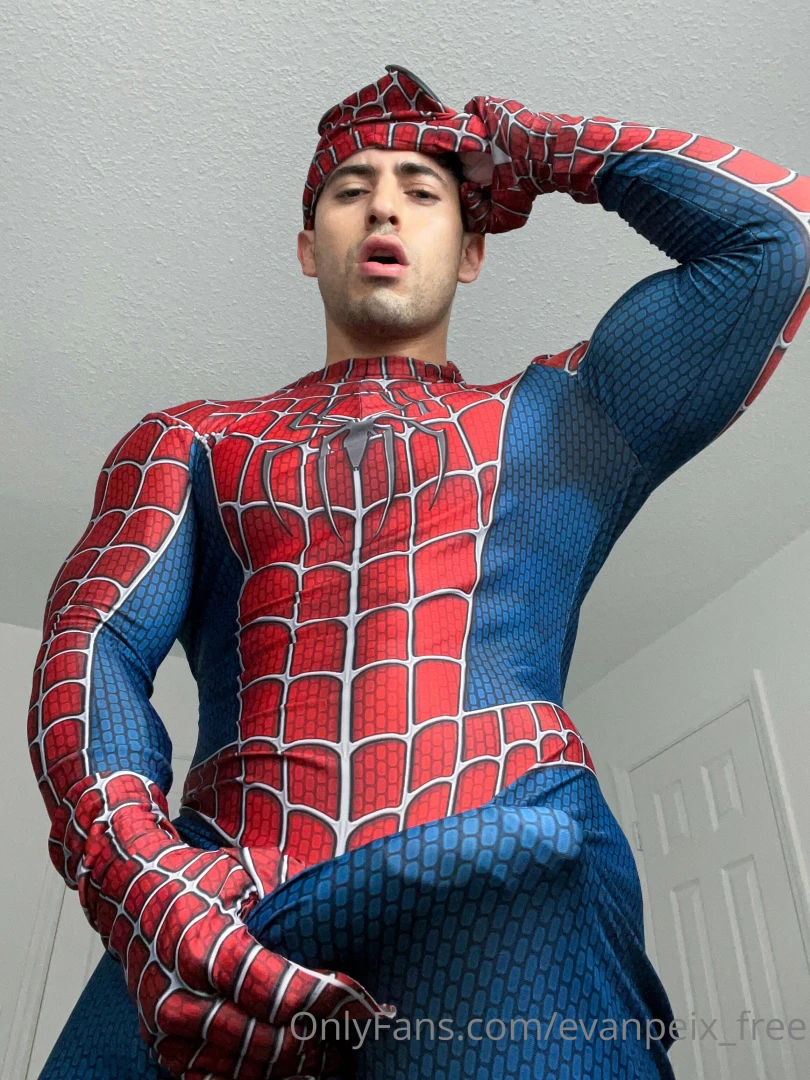 Peter parker has a surprise here onlyfans com evanpeix 