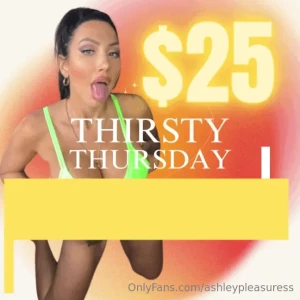 Who is gonna claim this one fan can win thirsty thursday