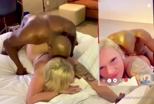 Facetiming with hubby while getting fucked by bishop951 i synced the part 1
