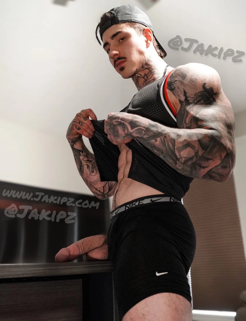 Would you take care of this jock s big heavy cock 