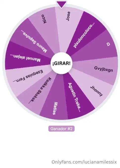 Amores les dejo el sorteo del vivo que hice ayer los ganadores me 